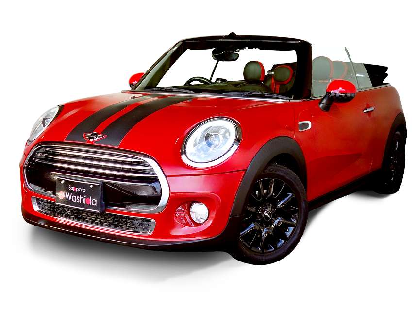 ミニクーパーコンバーチブル(赤)